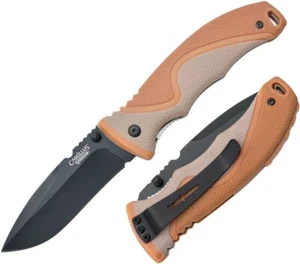 Camillus Inflame Folding Knife 3.25" Titanium Coated 440 Steel Blade Synthetic - Picture 1 of 12