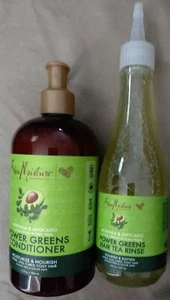Shea Moisture Moringa & Avocado Power Greens Hair Tea Rinse 8oz, 13oz Conditione - Picture 1 of 1