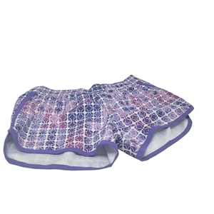 LL Bean Girls Size 12 Swim Shorts Pink Purple Geometric UPF 50 NWT - Picture 1 of 7