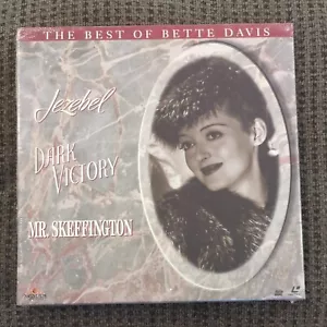 New/Sealed BEST OF BETTE DAVIS Jezebel/Dark Victory/Skeffington 4 LASERDISC SET - Picture 1 of 2