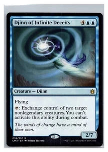 Djinn of Infinite Deceits (a) Commander Anthology – MTG Magic the Gathering Card - Picture 1 of 2