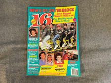 16 Magazine November 1989 New Kids on the Block NKOTB Menudo Johnny Depp Metal