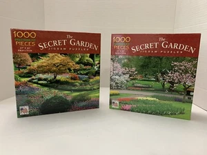 The Secret Garden Puzzle 1000 Teile pro Stück 2er Set, 27” X 20” Made In The USA - Bild 1 von 7