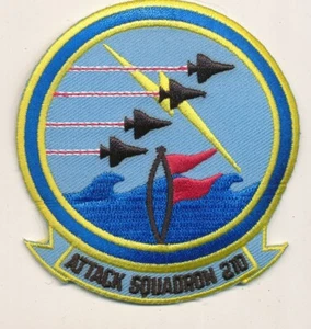 VA-210 Attack Squadron inactive US Navy USN unit reproduction veteran's patches - Picture 1 of 2