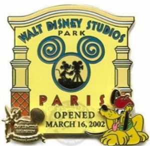 Prendedor Disney 50706 WDW Dave Smith Walt Pluto Tinker Bell Studios París LE 2000 - Imagen 1 de 8