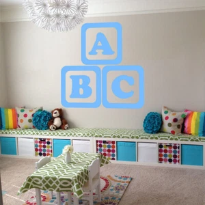 ABC Wall Vinyl/Sticker Home Decor Nursery Baby Children's  - Picture 1 of 2