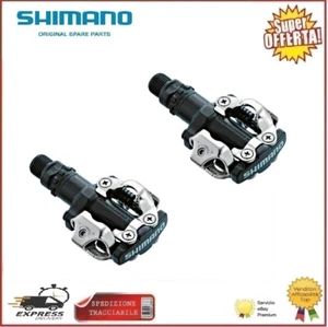 Shimano PD M520 Pedali MTB SPD Neri Bici Bicicletta Mountain Bike Con Tacchette - Imagen 1 de 1