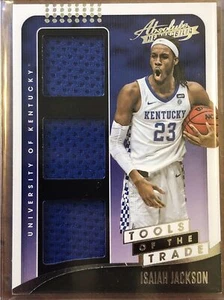 2021 Absolute Tools of the Trade Jersey Relic ISAIAH JACKSON kentucky wildcats - Picture 1 of 1