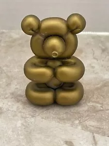 Kidrobot Pop! Super Shiny Series GOLD BEAR Vinyl Figure Mini Balloon Animal - Picture 1 of 1