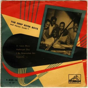 THE DEEP RIVER BOYS "ST. LOUIS BLUES" DOO WOP JAZZ EP 1955 HIS MASTER'S VOICE 14 - Bild 1 von 4