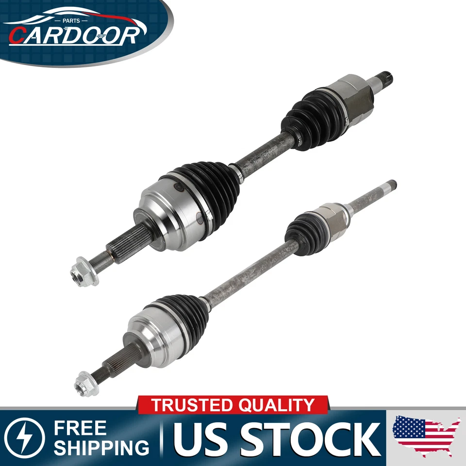 Pair Front CV Axle Shafts For Dodge Durango Jeep Grand Cherokee 2011-2020 AWD - Image 1 of 4