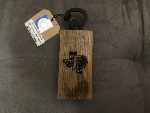 Texas Tech Red Raiders Magnetic Wooden Bottle Opener Cover