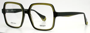 GIGI STUDIOS Vivid 6819/7 Green Womens Square Full Rim Eyeglasses 53-16-140 B:48 - Picture 1 of 15