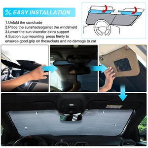 Car Full Window Sunshade Cover UV Block Sun Visor Kit For Ford Everest 2019-2024 - Picture 1 of 12