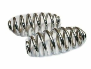 Tapered Solo Saddle Spring Set Chrome Plated For Norton Bsa Ariel ECs - Picture 1 of 2