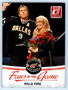2010-11 Donruss #5 WILLA FORD / MIKE MODANO Fans of the Game - Picture 1 of 3