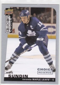 08/09 COLLECTORS CHOICE..MATS SUNDIN..CHOICE RESERVE..# 111..MAPLE LEAFS - Bild 1 von 1