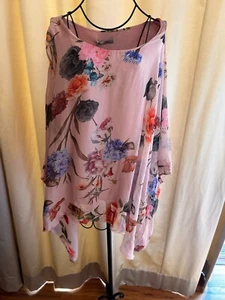 Womens Top Elena Baldi Silk Made in Italy Size M - Picture 1 of 4