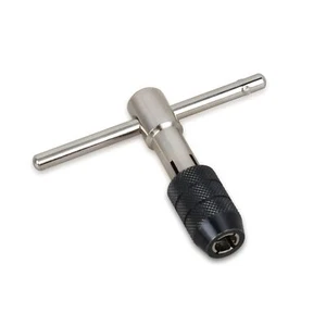 1/4" - 1/2" Ratchet T Handle Tap WrenchAdjustable T Bar Handle Holder Ratchet... - Picture 1 of 3