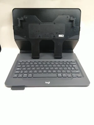 Logitech Universal Folio Wireless Bluetooth Keyboard Y-R0063 Phone 9" 10" Tablet - Image 1 of 4