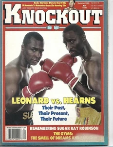 RIVISTA BOXE KNOCKOUT ESTATE 1989 THOMAS HEARNS SUGAR RAY LEONARD MARCIANO - Foto 1 di 1