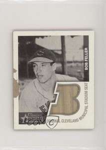 2001 Bowman Heritage 1948 Reprints Relics Bob Feller #BHM-BF HOF