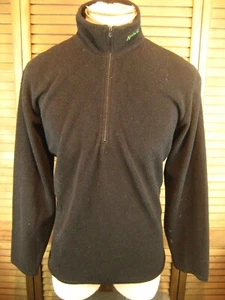 Mens Remington Black Fleece 1/4 Zip Pullover w Remington Logo sz Lg - Picture 1 of 4