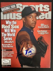 Pedro Martinez Signed Sports Illustrated 3/27/00 No Label Sox Baseball Auto JSA - Picture 1 of 5