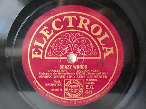 78rpm ARTHUR BRIGGS & MAREK WEBER - Crazy Words - HOT KLASSIKER ! - Picture 1 of 2