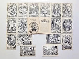 Gulliver's Travels. Jonathan Swift. 16 Postcards. Complete Set  Гулливер - Picture 1 of 9