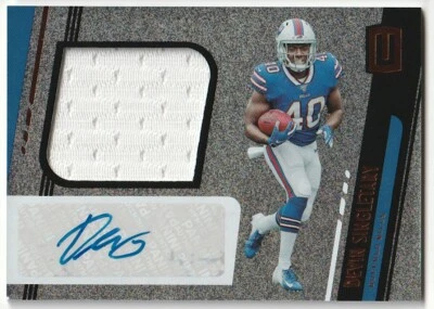 2019 Panini Unparalleled Devin Singletary Relic Auto #326 Buffalo Bills - Image 1 of 2