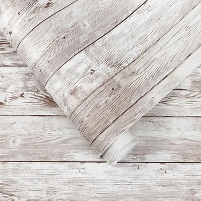 Heroad Contact Paper Peel and Stick Wallpaper Wood Grain Contact Paper for Cabin - Image 1 of 4