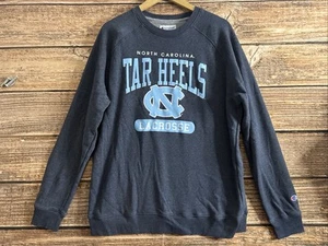 Champion Sweatshirt Mens Extra Large UNC North Carolina Lacrosse Crewneck - Picture 1 of 18