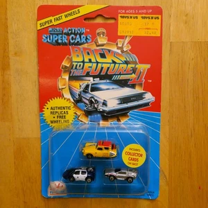 FUNRISE "BACK TO THE FUTURE II"  MICRO ACTION SUPER CARS NIB - Picture 1 of 3