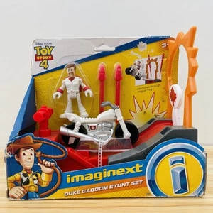 Toy Story 4 Duke Caboom Stunt Set Imaginext Disney Pixar New In Box - Foto 1 di 7