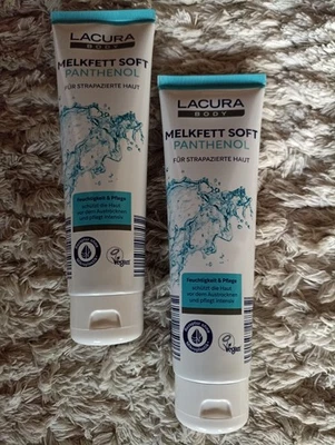 LACURA BODY MELKFETT PANTHENOL *strapazierte Haut *MELKFETT soft 2 x 150 ml *Feuchtigkeit PFLEGE *NEU