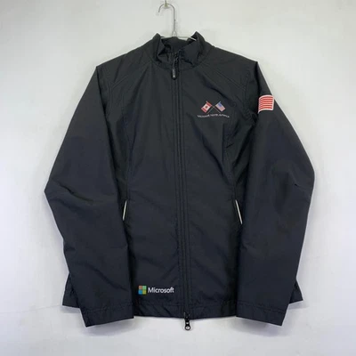 Microsoft North America Cutter & Buck WeatherTec Jacket Womens Small Packable - Image 1 of 4