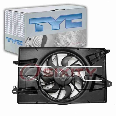 Conjunto de ventilador de radiador y condensador doble TYC para Chrysler 200 correas dg 2015-2017 Foto 1 de 4