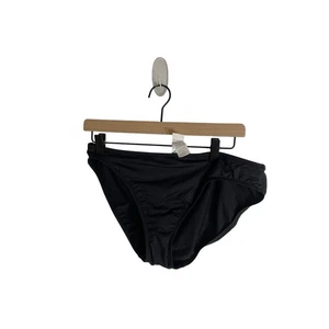 NWOT Lauren Ralph Lauren Beach Club Pull On Hipster Black SZ 14 Bikini Bottoms - Picture 1 of 4