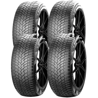 (QTY 4) 225/60R18 Pirelli Scorpion Weatheractive 100W SL Black Wall Tires - Imagem 1 de 4