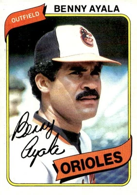 Benny Ayala 1980 Topps Baseball - #262 - Baltimore Orioles - Image 1 of 2