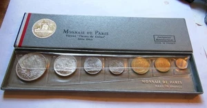 1965 France Monnaie De Paris Fleurs de Coins Set of 7 Coins - Picture 1 of 10