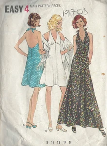 1970s Vintage Sewing Pattern B34 DRESS (R745)  - Picture 1 of 1