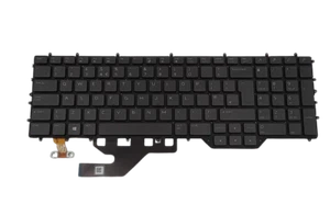 Genuine Original DELL Alienware M17 R2 UK Backlit Keyboard with £ Key Y10HN - Zdjęcie 1 z 8