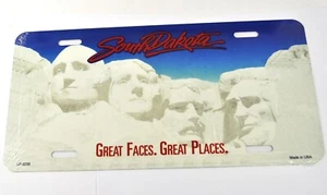 USA Auto Targa License Piastra Decorazione di Latta South Dakota Great Volti - Foto 1 di 2