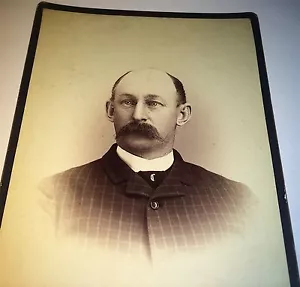 Rare Antique Occupational Carpenter / Political Figure! ID'd! CT Cabinet Photo! - Picture 1 of 7