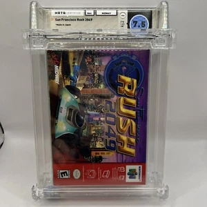 San Francisco Rush 2049 Racing N64 WATA Graded 7.5 CIB - Picture 1 of 9