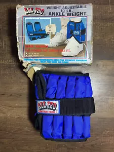 ALL PRO 1/2Lb - 10Lb INDIVIDUAL Ankle Weight Adjustable Weight Contour - Picture 1 of 4