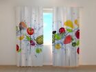 Window Curtain Wave of Freshness Wellmira Ready Made 3D printed Kitchen Dining