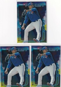 LOT (3) 2014 TOPPS FINEST RC MARCUS STROMAN CHICAGO CUBS METS BLUE JAYS (AG)1820